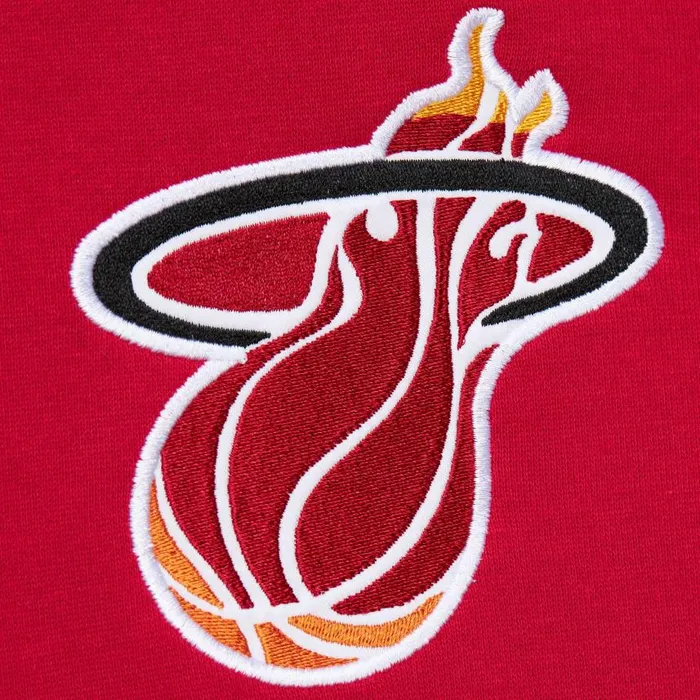Mitchell and Ness Premium NandN Player Fleece Vintage Logo Miami Heat Dwyane Wade Men Hoodies and Sweatshirts Mitchell and Ness Premium NandN Player Fleece Vintage Logo Miami Heat Dwyane Wade Men Hoodies and Sweatshirts