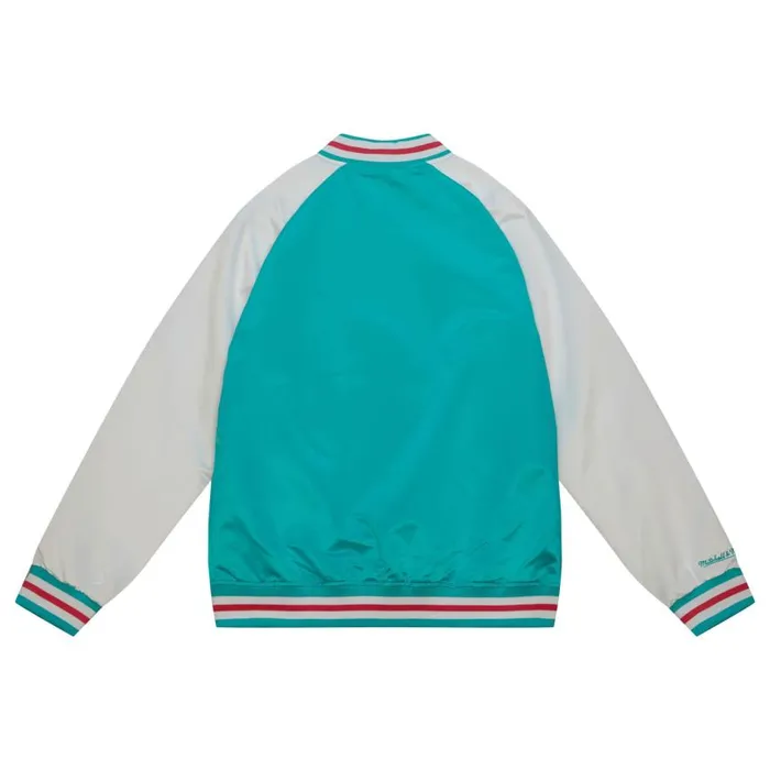 Mitchell and Ness Primetime Lightweight Satin Jacket San Antonio Spurs Men Jackets and Outerwear Mitchell and Ness Primetime Lightweight Satin Jacket San Antonio Spurs Men Jackets and Outerwear