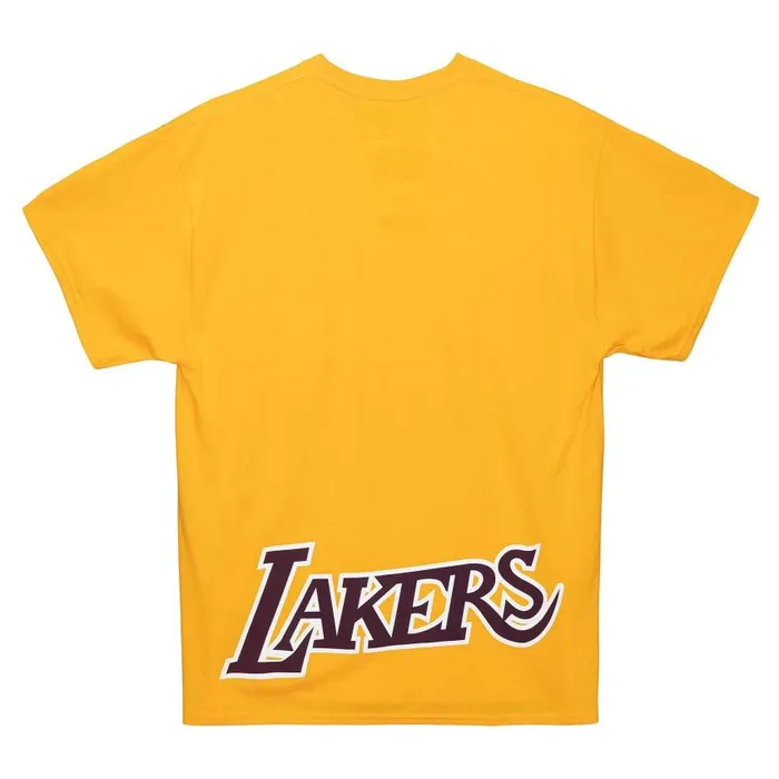 Mitchell and Ness Puff Logo Tee Los Angeles Lakers Men TShirts and Tops Mitchell and Ness Puff Logo Tee Los Angeles Lakers Men TShirts and Tops