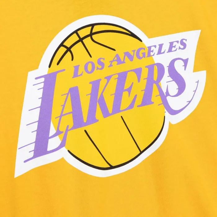 Mitchell and Ness Puff Logo Tee Los Angeles Lakers Men TShirts and Tops Mitchell and Ness Puff Logo Tee Los Angeles Lakers Men TShirts and Tops