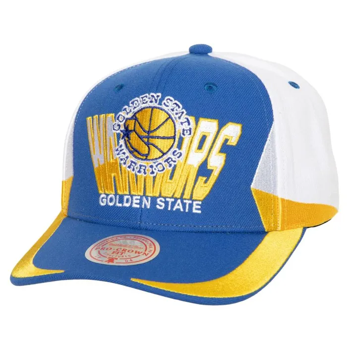Mitchell and Ness Retrodome Pro Snapback HWC Golden State Warriors Men Hats and Headwear