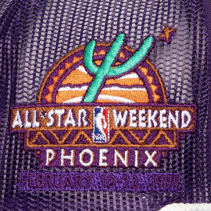 Mitchell and Ness Roper Trucker HWC Phoenix Suns Men Hats and Headwear Mitchell and Ness Roper Trucker HWC Phoenix Suns Men Hats and Headwear