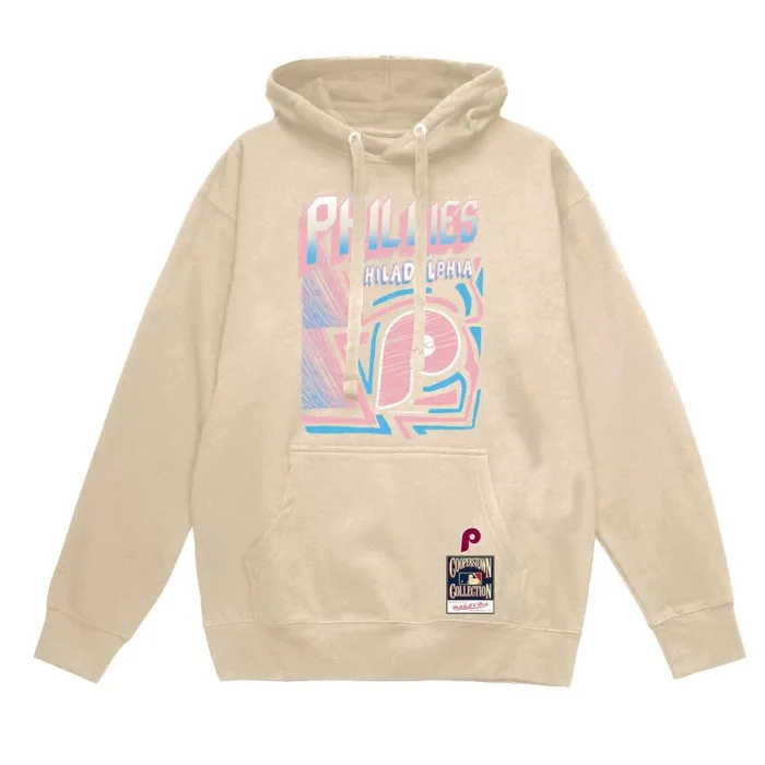 Mitchell and Ness Sidewalk Sketch Hoodie Philadelphia Phillies Men Hoodies and Sweatshirts Mitchell and Ness Sidewalk Sketch Hoodie Philadelphia Phillies Men Hoodies and Sweatshirts