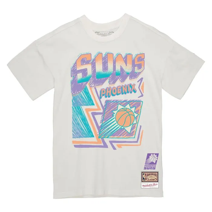 Mitchell and Ness Sidewalk Sketch Tee Phoenix Suns Men TShirts and Tops