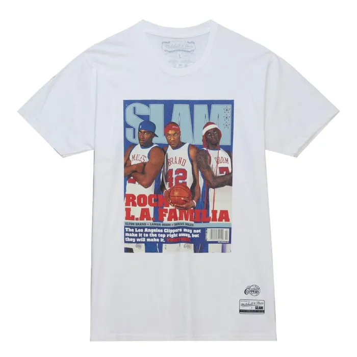 Mitchell and Ness Slam Cover Los Angeles Clippers Men TShirts and Tops