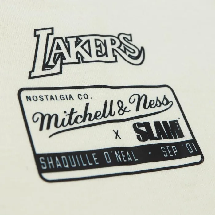 Mitchell and Ness Slam Cover Los Angeles Lakers Shaquille O039Neal Men TShirts and Tops Mitchell and Ness Slam Cover Los Angeles Lakers Shaquille O039Neal Men TShirts and Tops