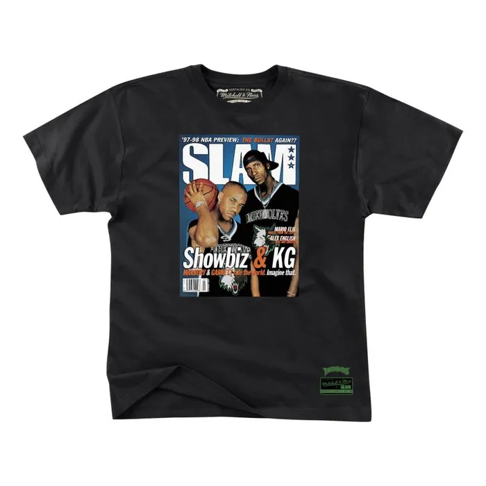 Mitchell and Ness Slam Cover Tee Minnesota Timberwolves Stephon Marbury Men TShirts and Tops Mitchell and Ness Slam Cover Tee Minnesota Timberwolves Stephon Marbury Men TShirts and Tops