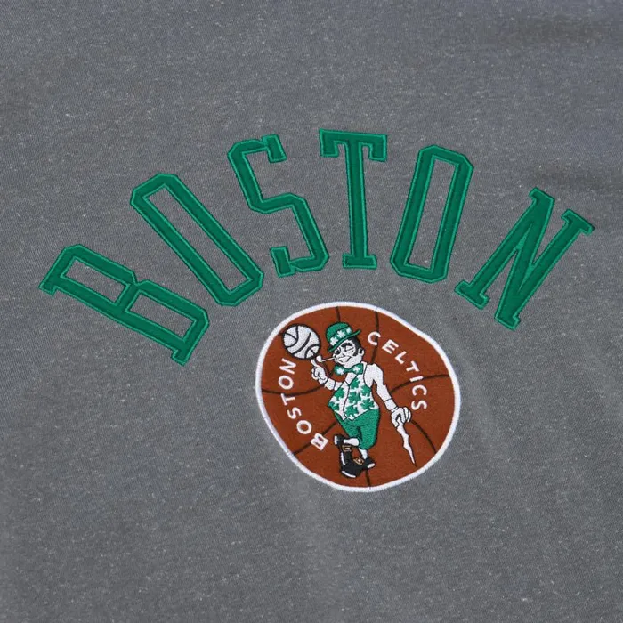 Mitchell and Ness Snow Washed Fleece Crew Boston Celtics Men Hoodies and Sweatshirts Mitchell and Ness Snow Washed Fleece Crew Boston Celtics Men Hoodies and Sweatshirts