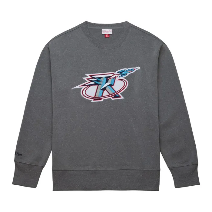 Mitchell and Ness Snow Washed Fleece Crew Houston Rockets Men Hoodies and Sweatshirts Mitchell and Ness Snow Washed Fleece Crew Houston Rockets Men Hoodies and Sweatshirts