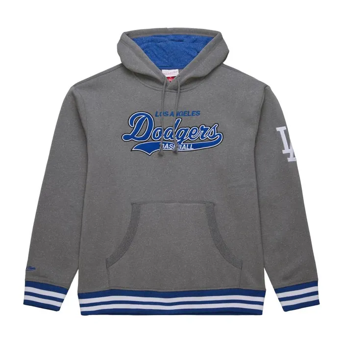 Mitchell and Ness Snow Washed Fleece Hoodie Vintage Logo Los Angeles Dodgers Men Hoodies and Sweatshirts Mitchell and Ness Snow Washed Fleece Hoodie Vintage Logo Los Angeles Dodgers Men Hoodies and Sweatshirts