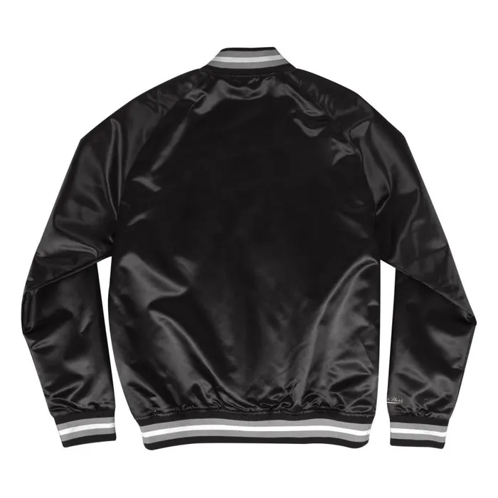 Mitchell and Ness Special Script Lightweight Satin Jacket Chicago White Sox Men Jackets and Outerwear Mitchell and Ness Special Script Lightweight Satin Jacket Chicago White Sox Men Jackets and Outerwear
