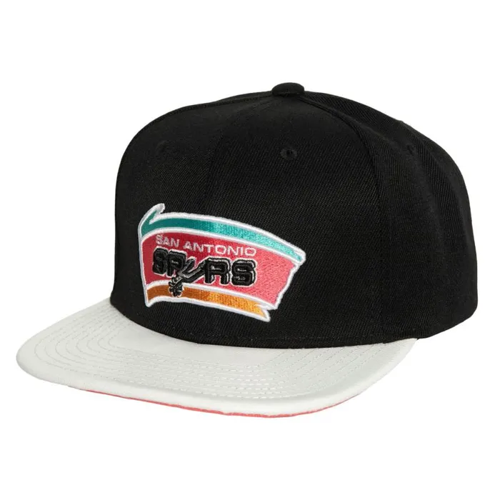 Mitchell and Ness SSBSTS Snapback HWC San Antonio Spurs Men Hats and Headwear Mitchell and Ness SSBSTS Snapback HWC San Antonio Spurs Men Hats and Headwear