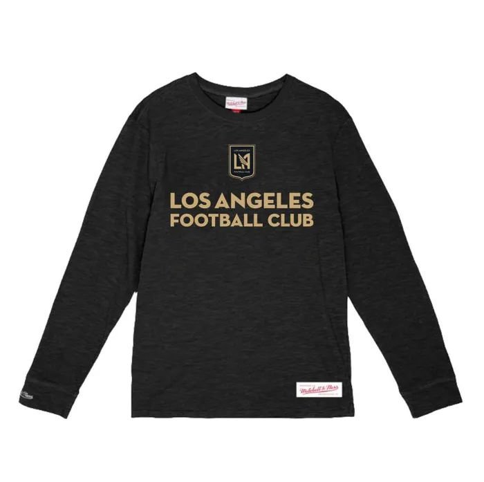 Mitchell and Ness Starter Slub LS Los Angeles FC Men TShirts and Tops