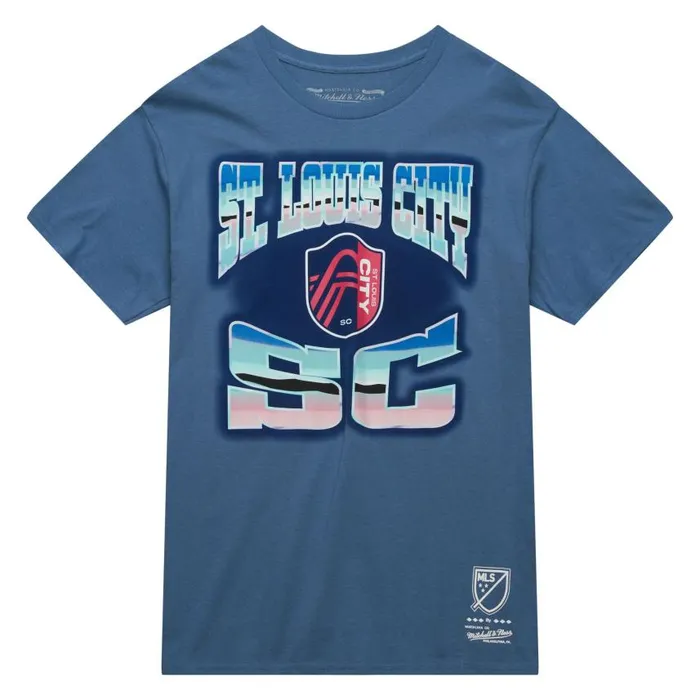 Mitchell and Ness Stateside Pastel SS Tee St Louis City SC Men TShirts and Tops Mitchell and Ness Stateside Pastel SS Tee St Louis City SC Men TShirts and Tops