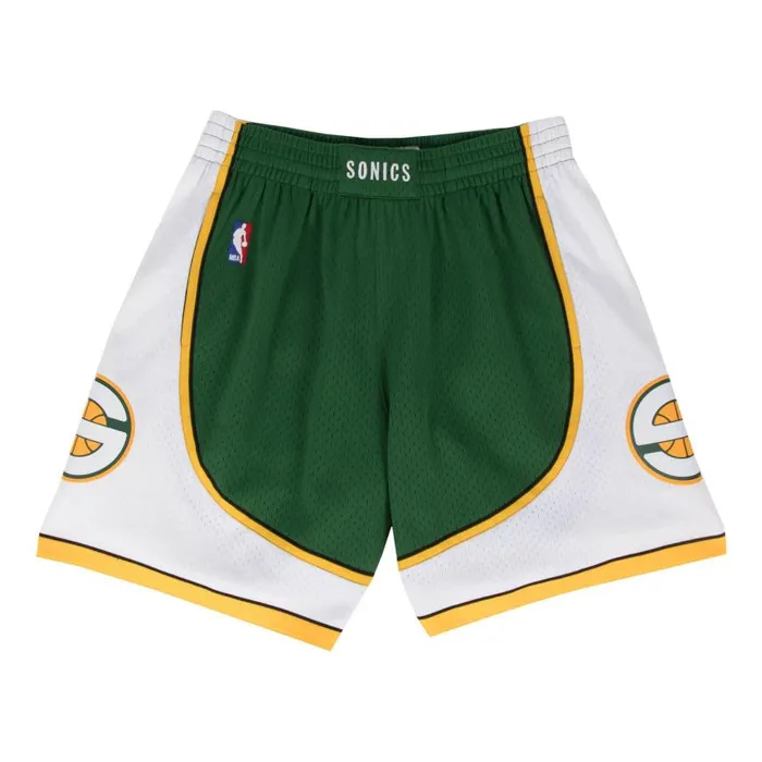 Mitchell and Ness Swingman Shorts Seattle Super Sonics Road 200708 Men Shorts Mitchell and Ness Swingman Shorts Seattle Super Sonics Road 200708 Men Shorts