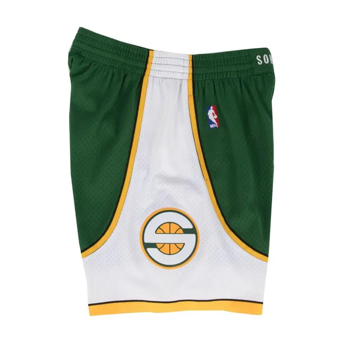 Mitchell and Ness Swingman Shorts Seattle Super Sonics Road 200708 Men Shorts Mitchell and Ness Swingman Shorts Seattle Super Sonics Road 200708 Men Shorts