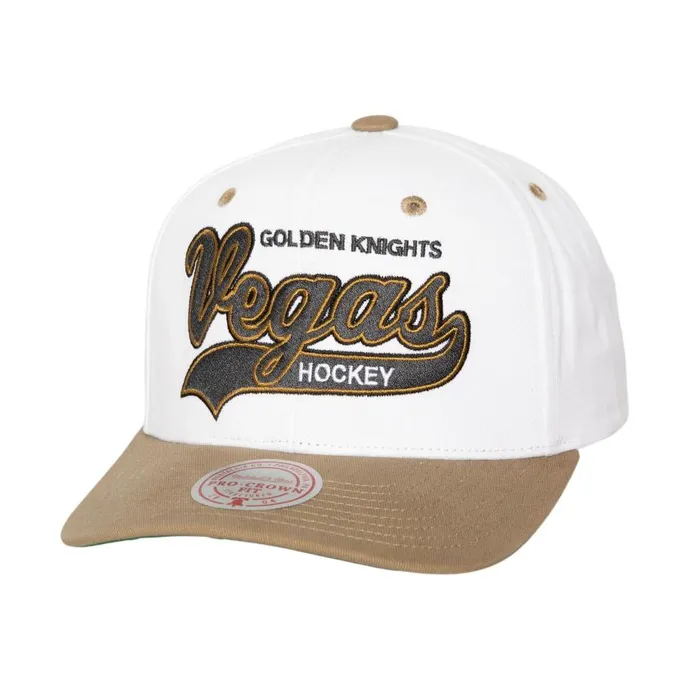 Mitchell and Ness Tail Sweep Pro Snapback Vegas Golden Knights Men Hats and Headwear Mitchell and Ness Tail Sweep Pro Snapback Vegas Golden Knights Men Hats and Headwear