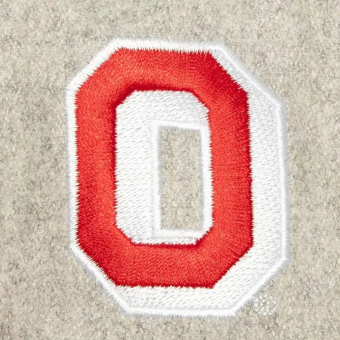 Mitchell and Ness Tailsweep 20 Melton Snapback V Ohio State Men Hats and Headwear Mitchell and Ness Tailsweep 20 Melton Snapback V Ohio State Men Hats and Headwear
