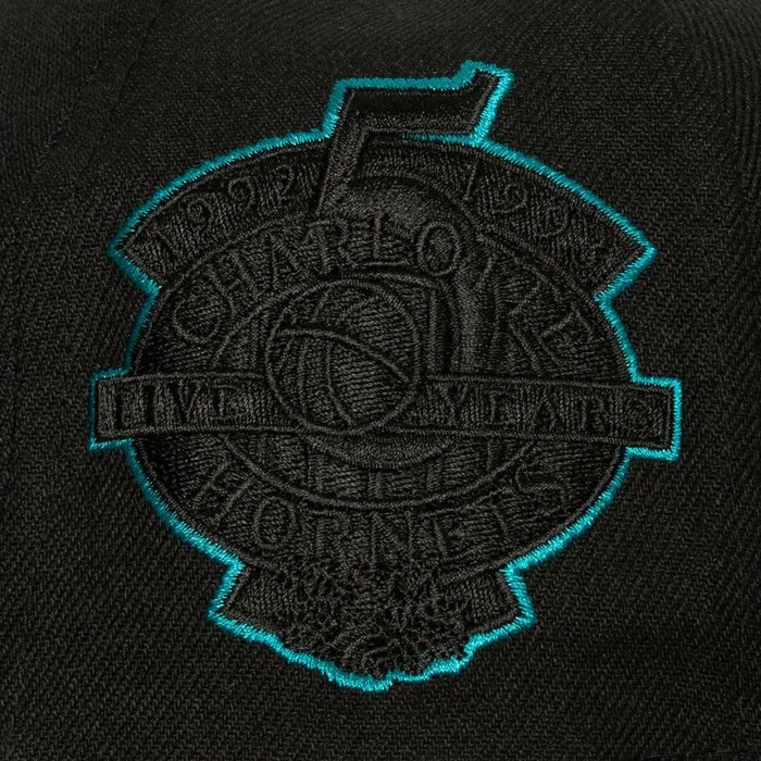 Mitchell and Ness TC Bottoms Snapback HWC Charlotte Hornets Men Hats and Headwear Mitchell and Ness TC Bottoms Snapback HWC Charlotte Hornets Men Hats and Headwear