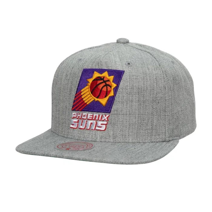 Mitchell and Ness Team Heather 20 Snapback HWC Phoenix Suns Men Hats and Headwear Mitchell and Ness Team Heather 20 Snapback HWC Phoenix Suns Men Hats and Headwear