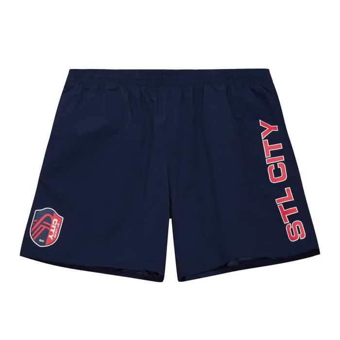 Mitchell and Ness Team Heritage Woven Short St Louis City SC Men Shorts