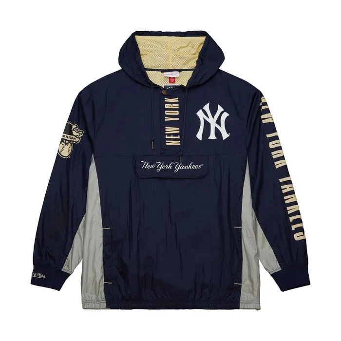 Mitchell and Ness Team OG 20 Anorak Windbreaker Current Logo New York Yankees Men Jackets and Outerwear Mitchell and Ness Team OG 20 Anorak Windbreaker Current Logo New York Yankees Men Jackets and Outerwear