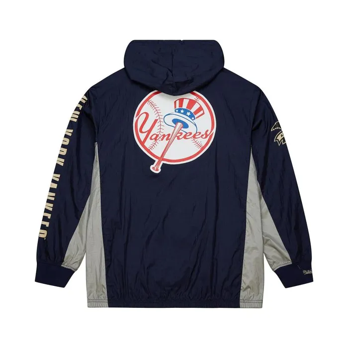 Mitchell and Ness Team OG 20 Anorak Windbreaker Current Logo New York Yankees Men Jackets and Outerwear Mitchell and Ness Team OG 20 Anorak Windbreaker Current Logo New York Yankees Men Jackets and Outerwear