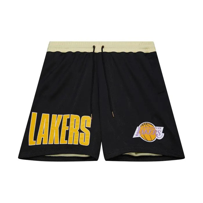 Mitchell and Ness Team OG 20 Fashion Shorts 7034 Vintage Logo Los Angeles Lakers Men Shorts Mitchell and Ness Team OG 20 Fashion Shorts 7034 Vintage Logo Los Angeles Lakers Men Shorts