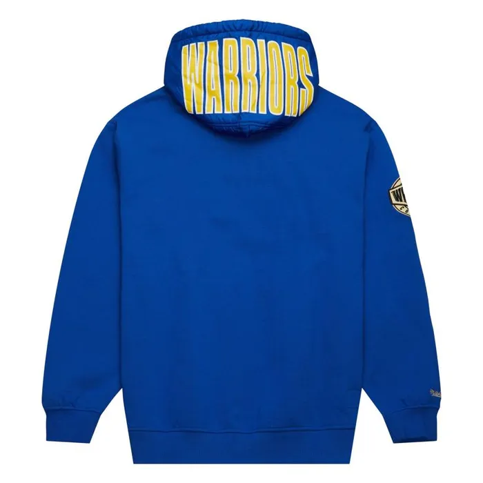 Mitchell and Ness Team OG 20 Fleece Hoodie Vintage Logo Golden State Warriors Men Hoodies and Sweatshirts Mitchell and Ness Team OG 20 Fleece Hoodie Vintage Logo Golden State Warriors Men Hoodies and Sweatshirts