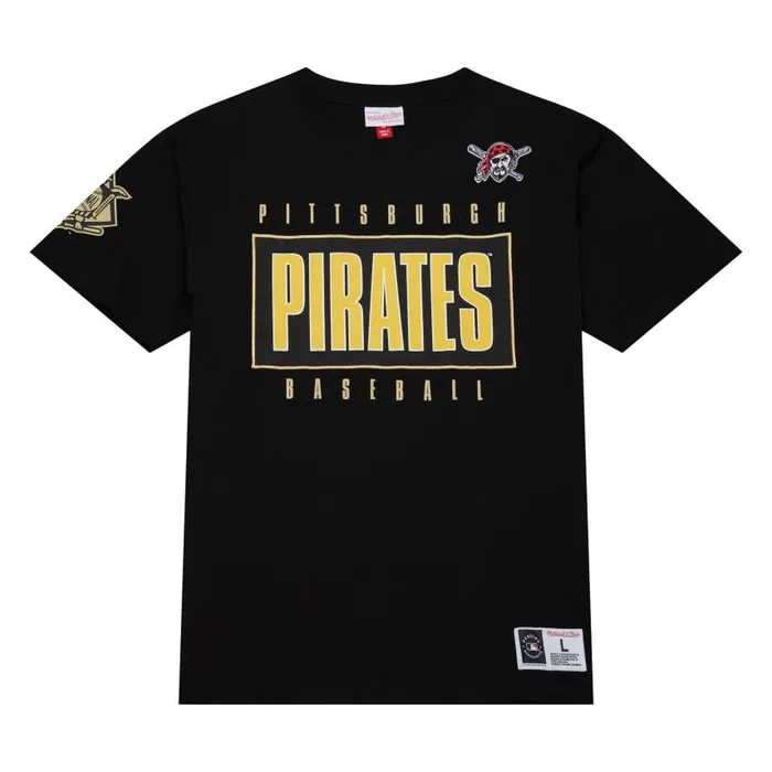 Mitchell and Ness Team OG 20 Premium SS Tee Current Logo Pittsburgh Pirates Men TShirts and Tops Mitchell and Ness Team OG 20 Premium SS Tee Current Logo Pittsburgh Pirates Men TShirts and Tops