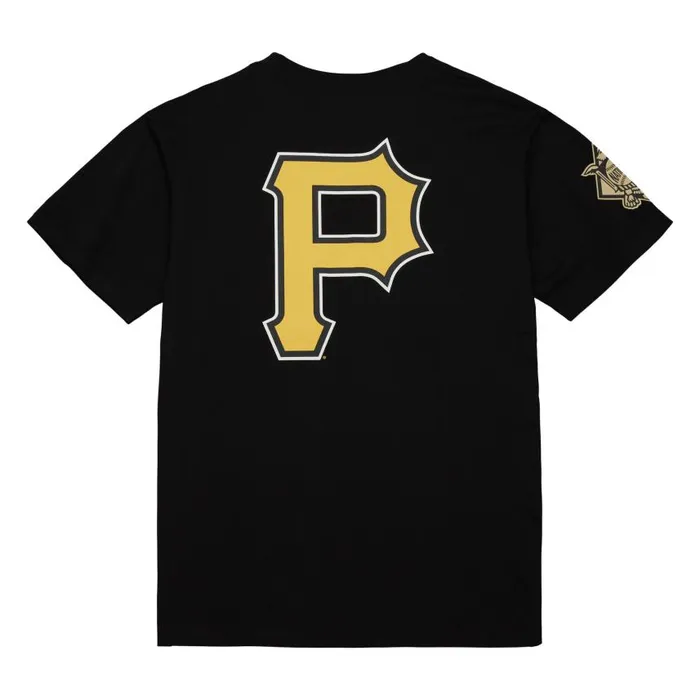 Mitchell and Ness Team OG 20 Premium SS Tee Current Logo Pittsburgh Pirates Men TShirts and Tops Mitchell and Ness Team OG 20 Premium SS Tee Current Logo Pittsburgh Pirates Men TShirts and Tops