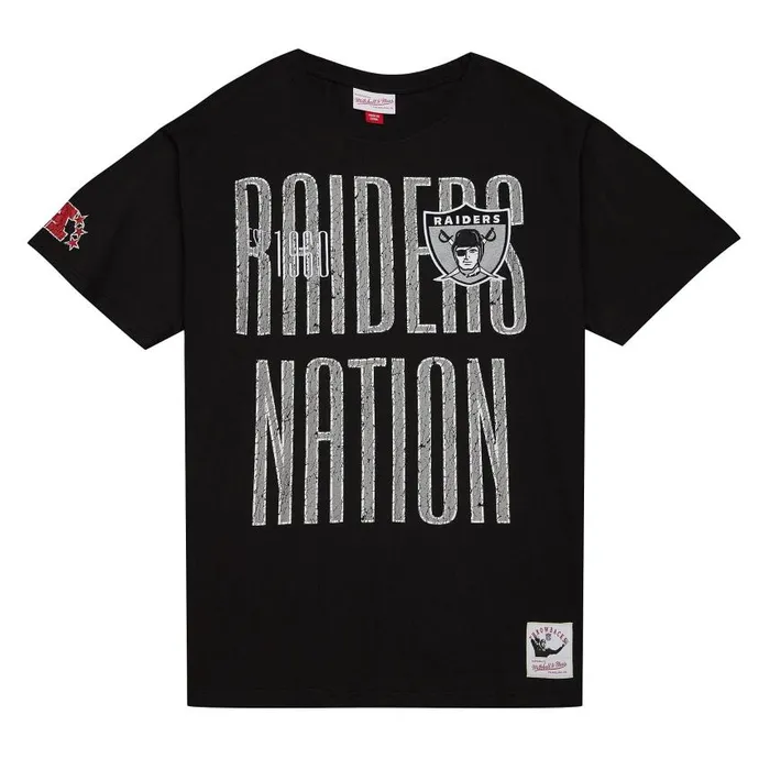 Mitchell and Ness Team OG 20 SS Tee Oakland Raiders Men TShirts and Tops