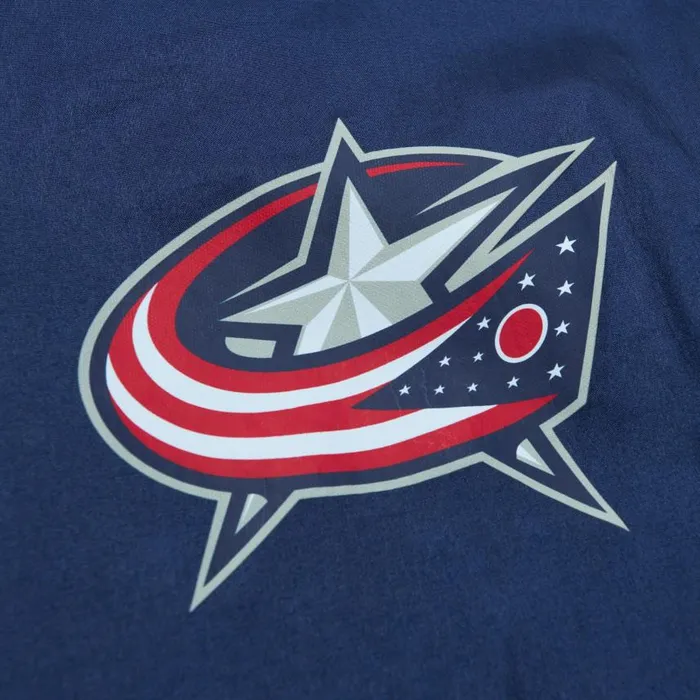 Mitchell and Ness Team OG Anorak Windbreaker Columbus Blue Jackets Men Jackets and Outerwear Mitchell and Ness Team OG Anorak Windbreaker Columbus Blue Jackets Men Jackets and Outerwear