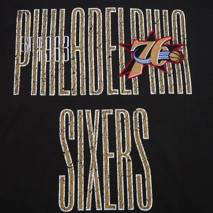 Mitchell and Ness Team OG Premium SS Tee Philadelphia 76ers Men TShirts and Tops Mitchell and Ness Team OG Premium SS Tee Philadelphia 76ers Men TShirts and Tops