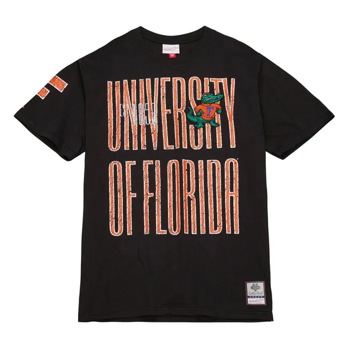 Mitchell and Ness Team OG Premium SS Tee University Of Florida Men TShirts and Tops Mitchell and Ness Team OG Premium SS Tee University Of Florida Men TShirts and Tops