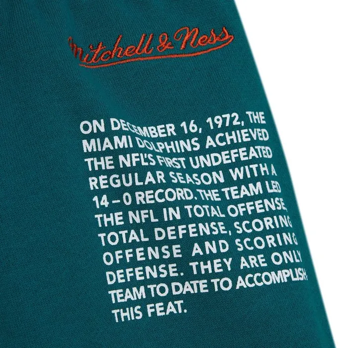 Mitchell and Ness Team Origins Fleece Short Miami Dolphins Men Shorts Mitchell and Ness Team Origins Fleece Short Miami Dolphins Men Shorts