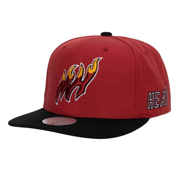 Mitchell and Ness Team Origins Snapback HWC Miami Heat Men Hats and Headwear