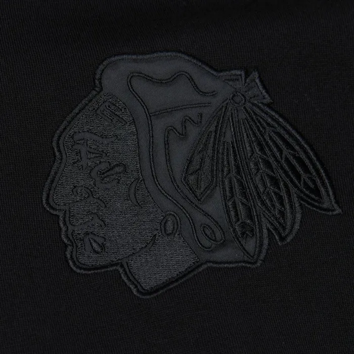 Mitchell and Ness Tonal Logo Heavyweight Fleece Current Logo Chicago Blackhawks Men Hoodies and Sweatshirts Mitchell and Ness Tonal Logo Heavyweight Fleece Current Logo Chicago Blackhawks Men Hoodies and Sweatshirts