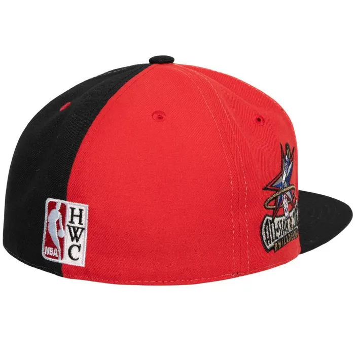 Mitchell and Ness Tri Cycle Fitted Hat Philadelphia 76ers Men Hats and Headwear Mitchell and Ness Tri Cycle Fitted Hat Philadelphia 76ers Men Hats and Headwear