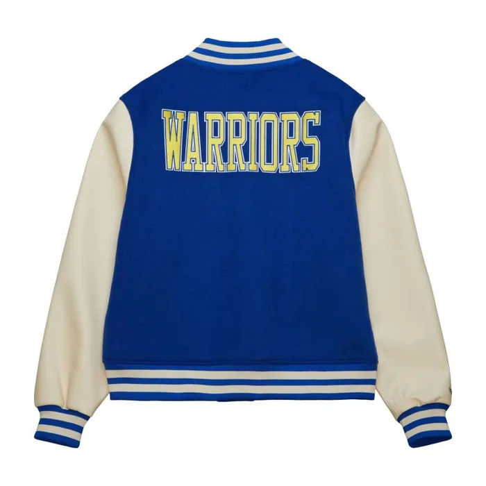 Mitchell and Ness Unisex Varsity Jacket Golden State Warriors MenWomen Jackets and Outerwear Mitchell and Ness Unisex Varsity Jacket Golden State Warriors MenWomen Jackets and Outerwear