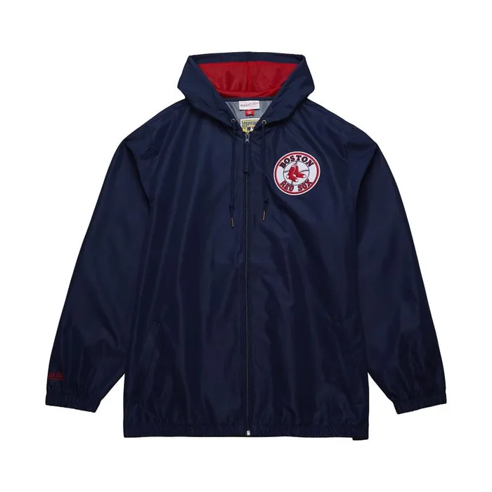 Mitchell and Ness Unlined Windbreaker Vintage Logo Boston Red Sox Men Jackets and Outerwear Mitchell and Ness Unlined Windbreaker Vintage Logo Boston Red Sox Men Jackets and Outerwear