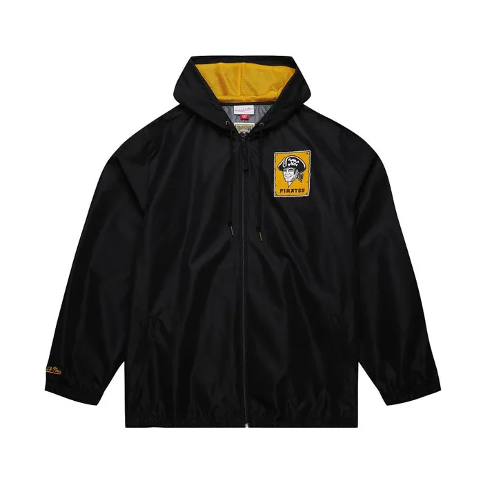 Mitchell and Ness Unlined Windbreaker Vintage Logo Pittsburgh Pirates Men Jackets and Outerwear Mitchell and Ness Unlined Windbreaker Vintage Logo Pittsburgh Pirates Men Jackets and Outerwear