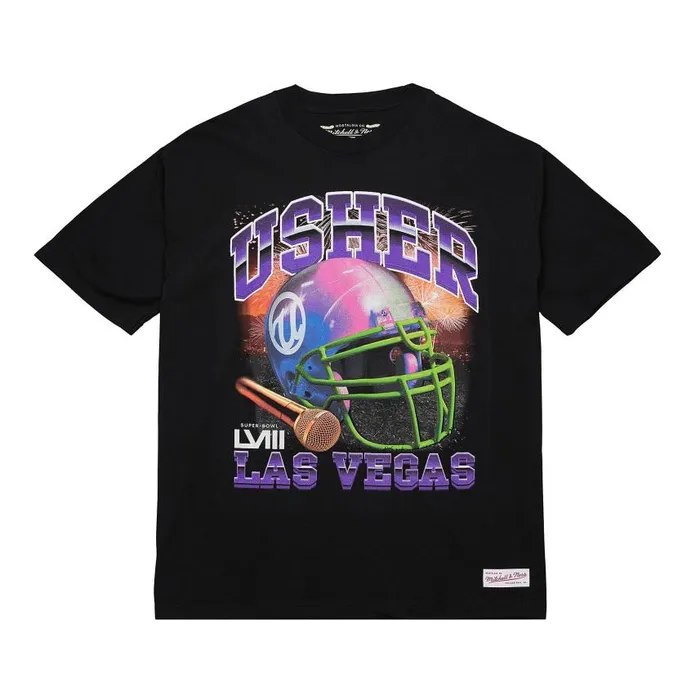 Mitchell and Ness Usher Event Night Tee Men TShirts and Tops