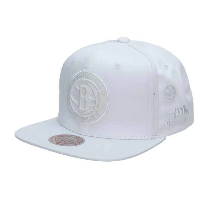 Mitchell and Ness UV Reactive Snapback Brooklyn Nets Men Hats and Headwear