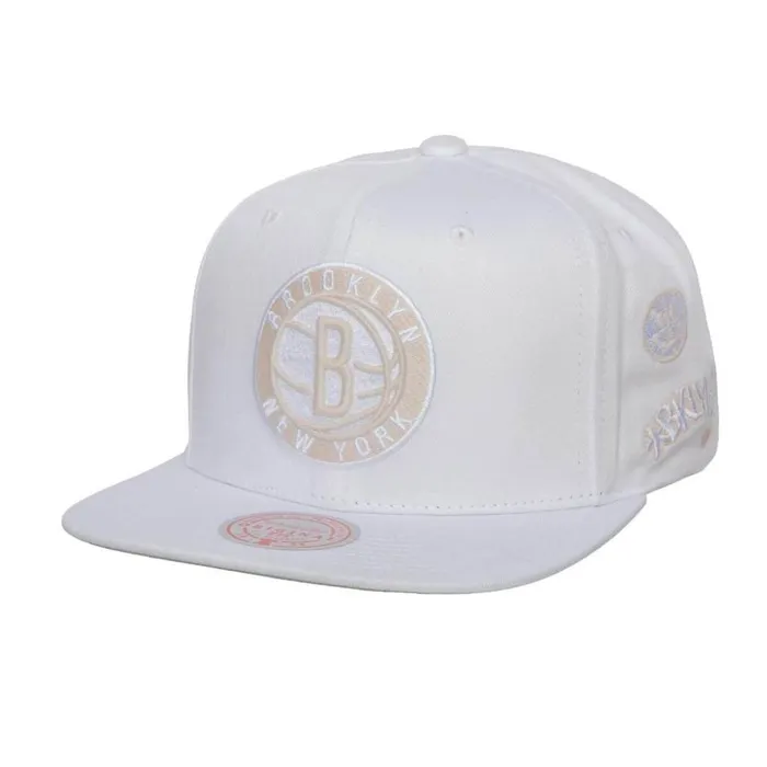Mitchell and Ness UV Reactive Snapback Brooklyn Nets Men Hats and Headwear Mitchell and Ness UV Reactive Snapback Brooklyn Nets Men Hats and Headwear