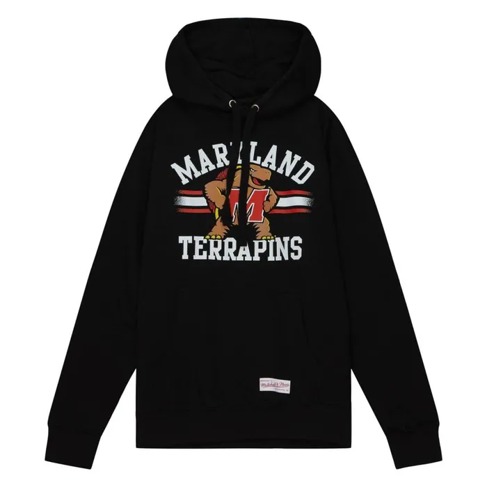 Mitchell and Ness Vintage Stripes Pullover University Of Maryland Men Hoodies and Sweatshirts Mitchell and Ness Vintage Stripes Pullover University Of Maryland Men Hoodies and Sweatshirts