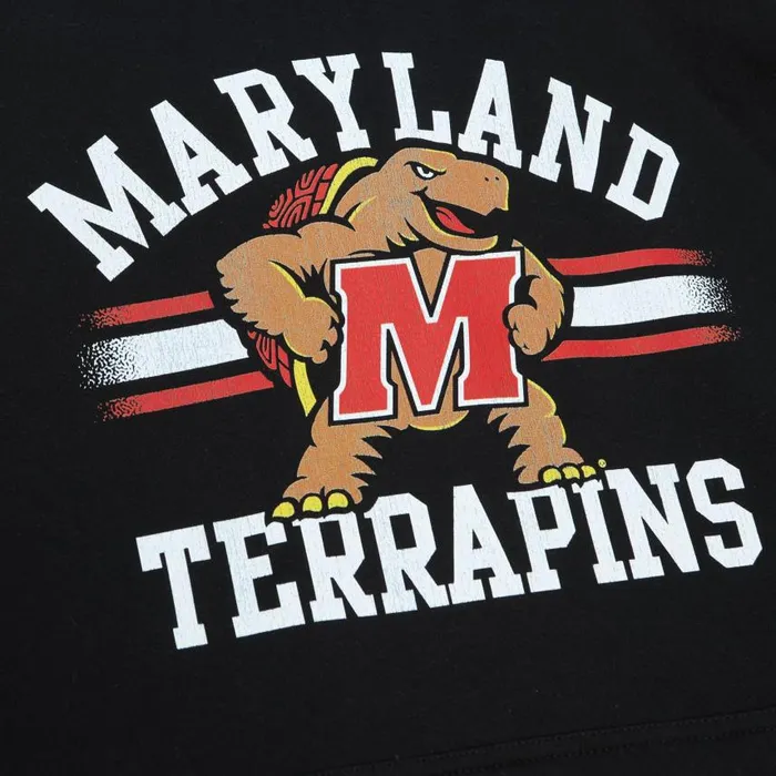 Mitchell and Ness Vintage Stripes Pullover University Of Maryland Men Hoodies and Sweatshirts Mitchell and Ness Vintage Stripes Pullover University Of Maryland Men Hoodies and Sweatshirts