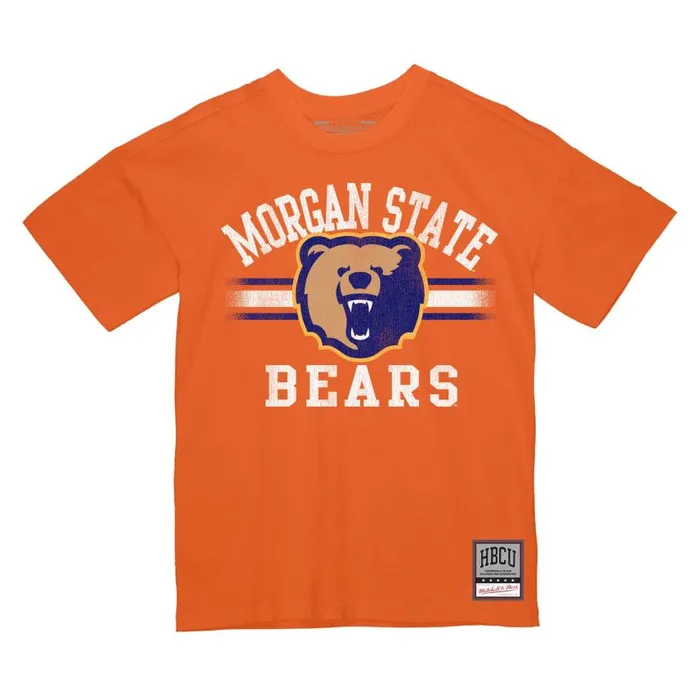 Mitchell and Ness Vintage Stripes Tee Morgan State University Men TShirts and Tops Mitchell and Ness Vintage Stripes Tee Morgan State University Men TShirts and Tops