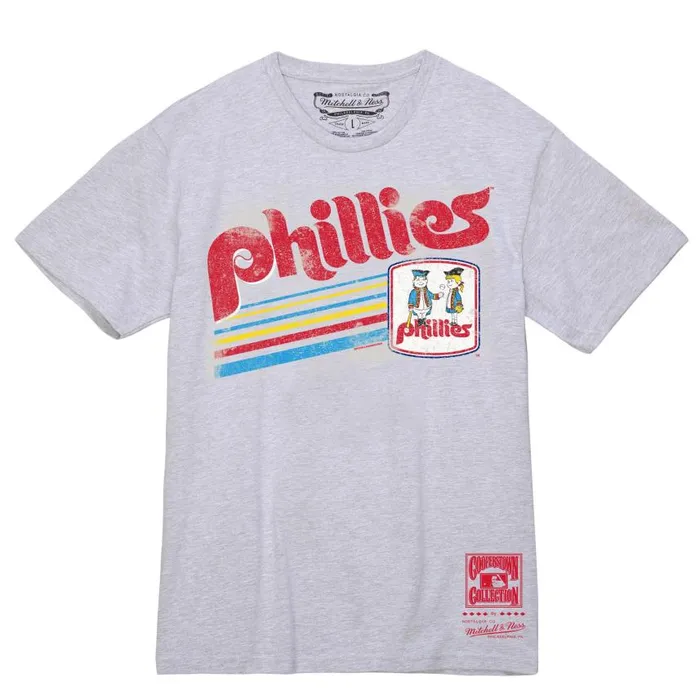 Mitchell and Ness Vintage Tee Philadelphia Phillies Men TShirts and Tops