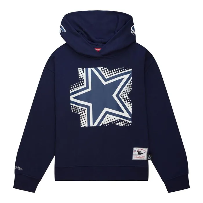 Mitchell and Ness Women039s Big Face 70 Hoodie Dallas Cowboys Women Hoodies and Sweatshirts Mitchell and Ness Women039s Big Face 70 Hoodie Dallas Cowboys Women Hoodies and Sweatshirts